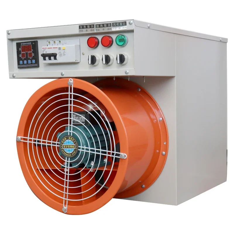 Temperature 380V Caravan Turbine Jet Farm Electric Hot Air Blower Room Heater 20KW Industry