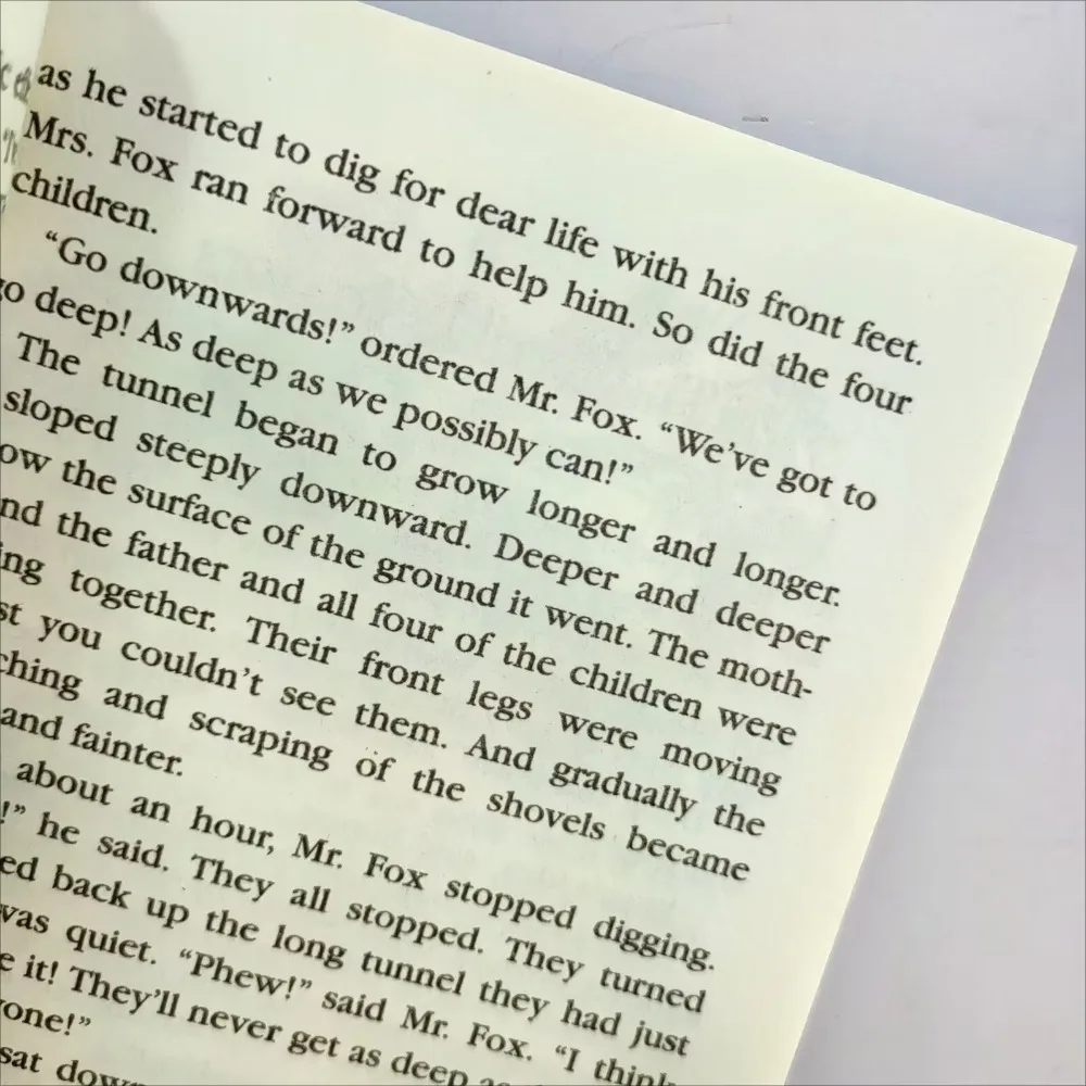 Fantastische Mr. Fox Roald Dahl Engelse versie Roman Story Book Tale Fiction Work