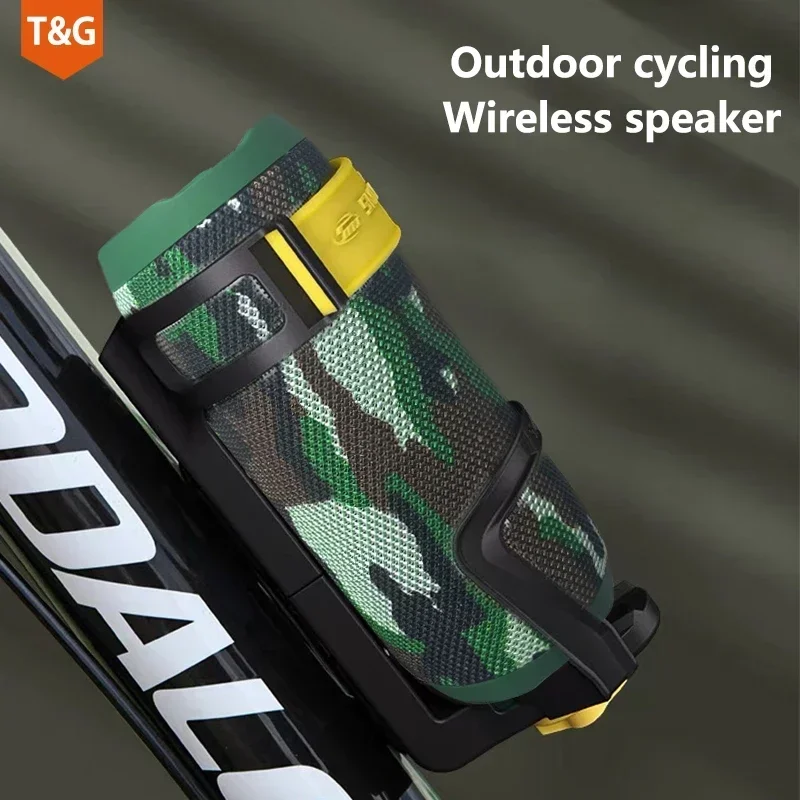 T&G TG227 Waterpro With Lamp Outdoor Portable Upright Wireless Compatible Speaker Music Player Support TF FM Radio Music Party image 3