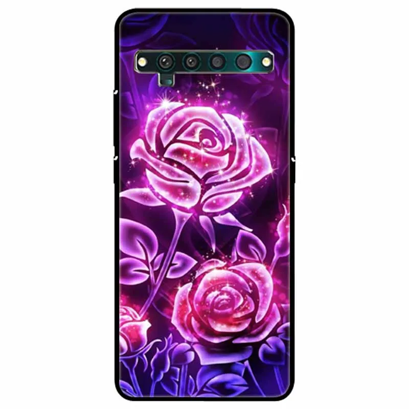 For TCL 10 Pro Case Shockproof Silicone Soft Cat Lion TPU Back Cases for TCL 10 Pro Cover T799B T799H Funda Capa TCL10Pro 6.47''