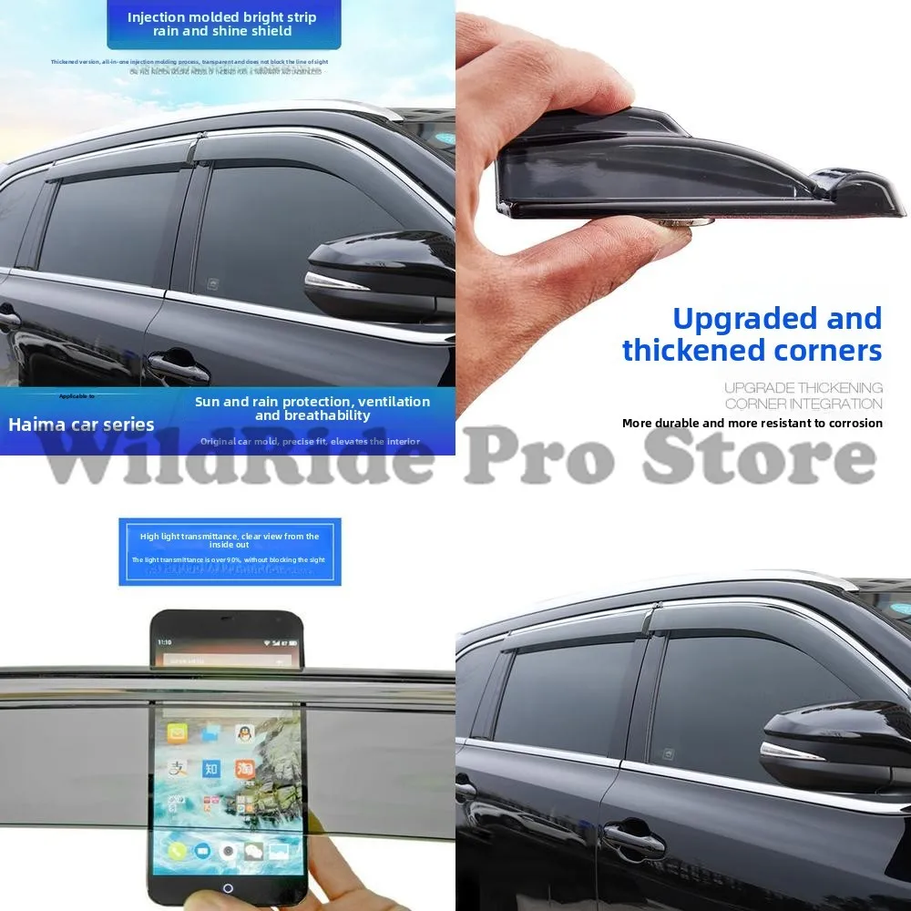 

1 set car window rain visor for Haima S5 Youth Edition V70 Knight S7 rain guard modification accessories