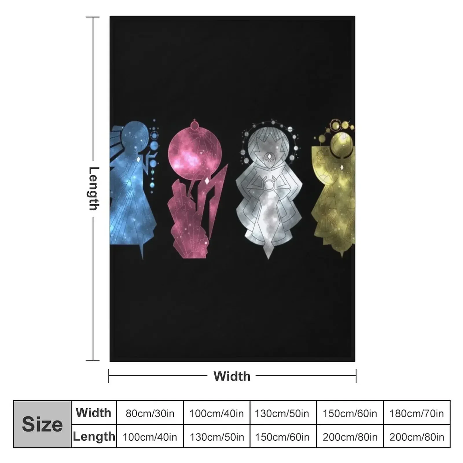 Diamond Authority Mural (Galaxy Design) Throw Blanket christmas decoration Single Thins wednesday Weighted Beautifuls Blankets