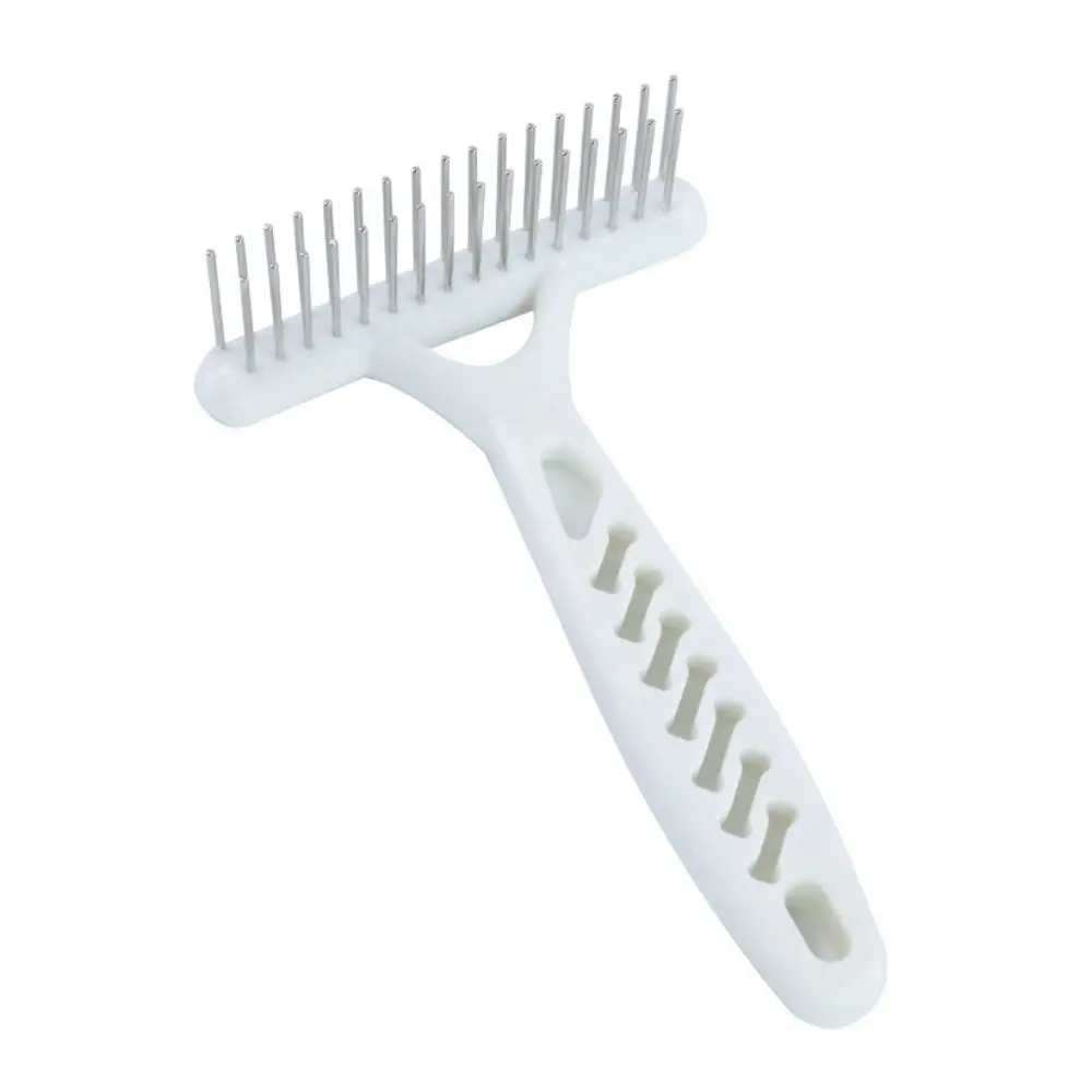 Pet Dog Cat Professional Grooming Long Hair Fur Rake Anti-Static Brush Comb Tool Undercoat Rake Comb Hair Removal Tool