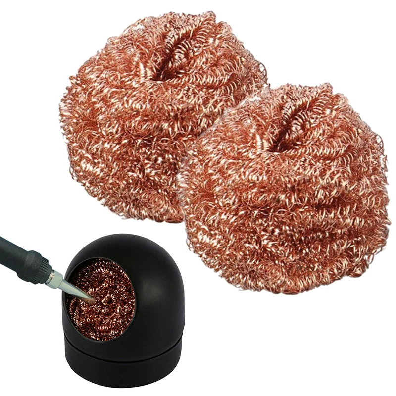 Steel Wool Gold Soldering Clean Tool Efficient Cleaning Durable Copper Wire Cleaning Ball Household Cleaning Accessories