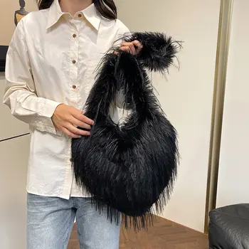 10 best sales Bolso de mano de felpa - №3