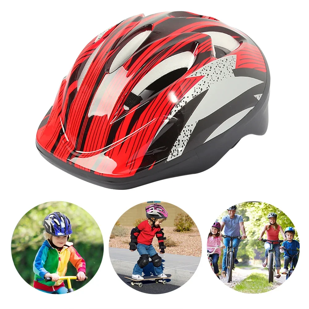 Adjustable Children Bicycle Helmet Scooter Skateboard Riding Safety Kids Cycling Protective Helmets  For Bike Skate Scooter Incl