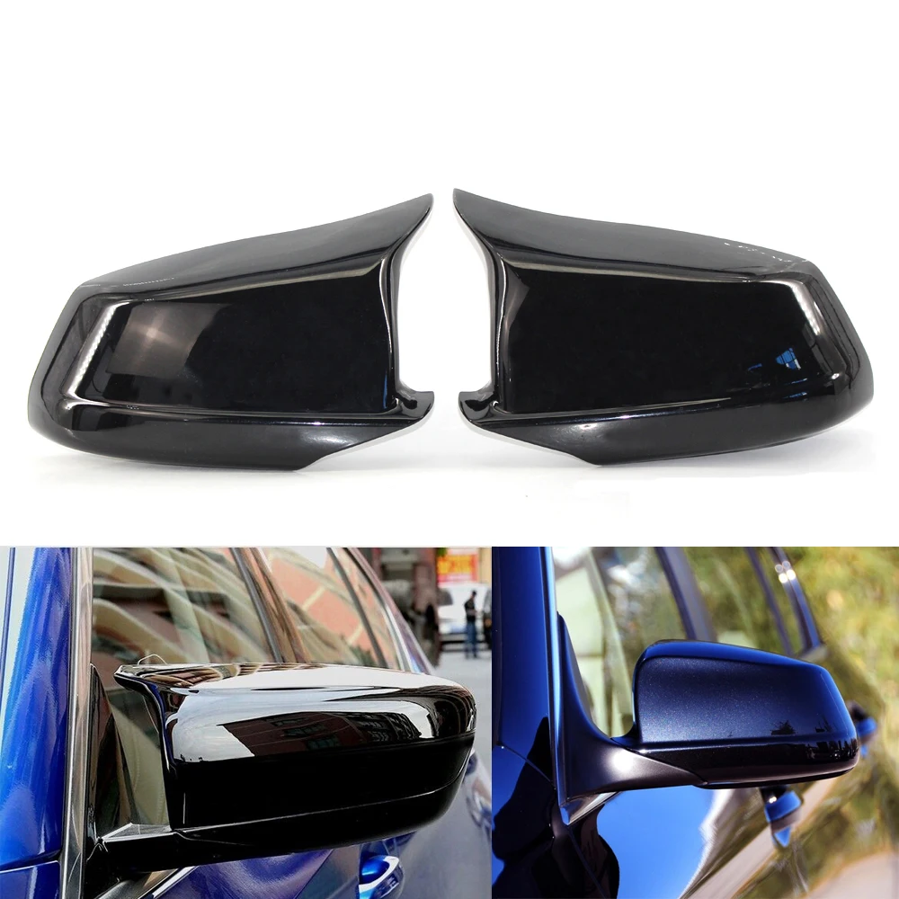 

2Pcs Car Door Side Mirror Cover 51167216369 Fits for BMW F10 5-Series Sedan 520i 523i Pre-LCI 2011-2013 Auto accessories