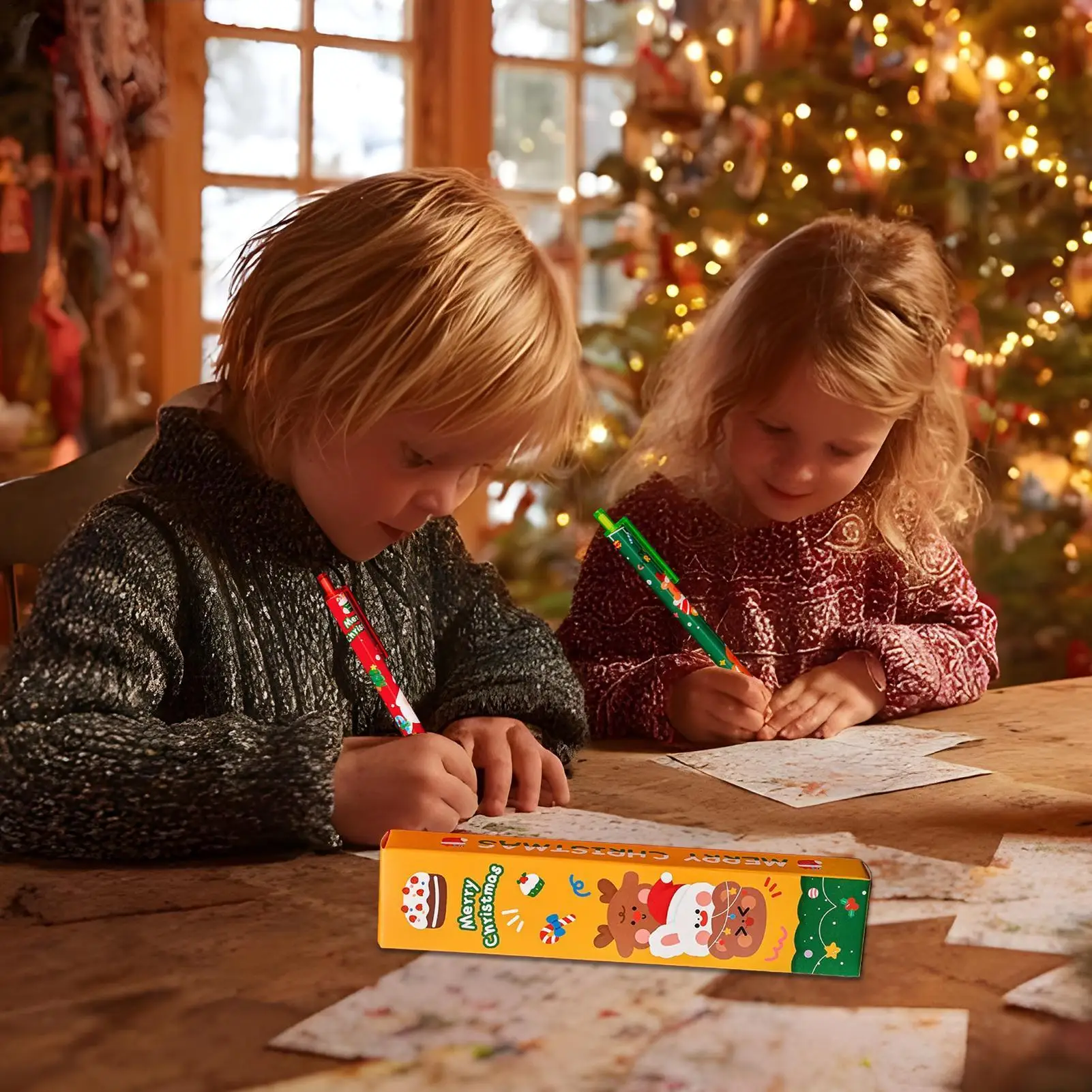 

Гладкие гелевые ручки, выдвижные школьные принадлежности с героями мультфильмов, рождественские милые ручки для офиса, дома, награды, вечерние призы для класса