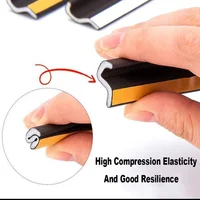 New 40M Acustic Foam Window Sealing Strip for Casement Window Seal Soundproof Foam S Weather Stripping Door Seal Gap Filler Tape 4