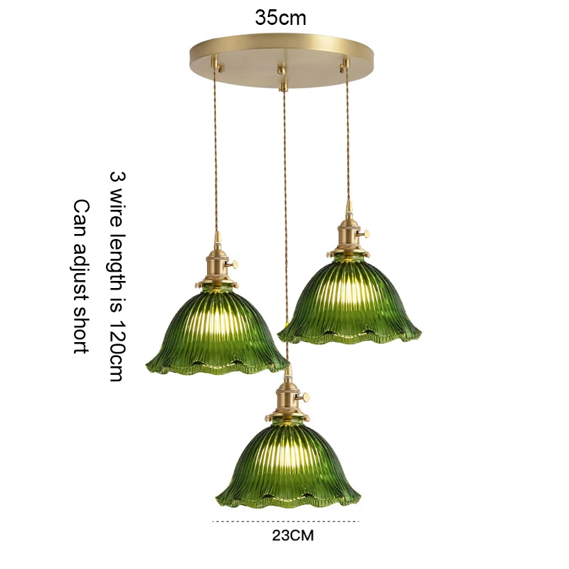 Moderne Glazen Hanger Licht Eetkamer Retro Kroonluchter Creatief Hangend Licht Transparante Lampenkap Voor Restaurant Lamp Plafond hanglamp keuken hanglampen eetkamer vintage verlichting goud glas