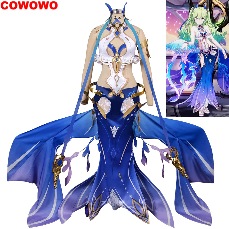 

COWOWO Honkai Impact 3rd Mobius Swimsuit Cosplay Costume Cos Game Anime Party Uniform Hallowen Play Role Clothes Clothing