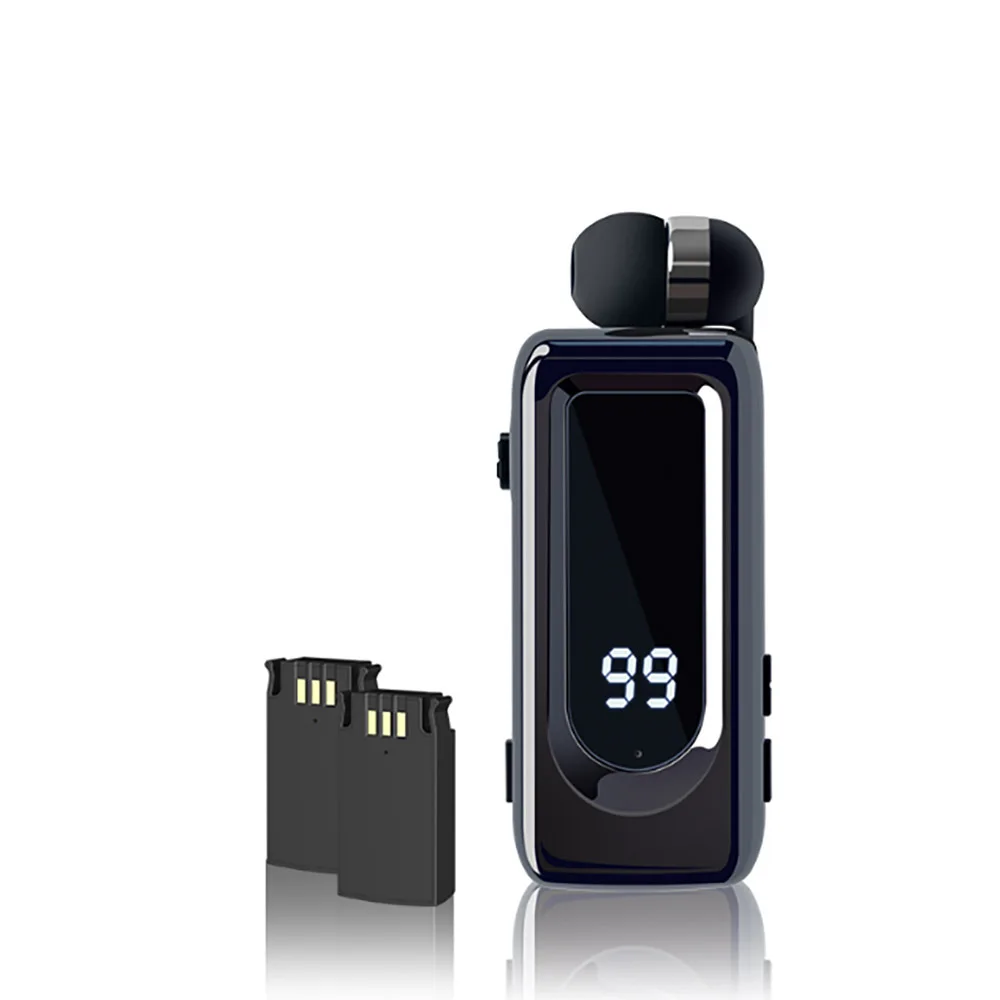

Long battery life New collar clip type retractable Bluetooth headset Dual cycle cycling Driving noise reduction call