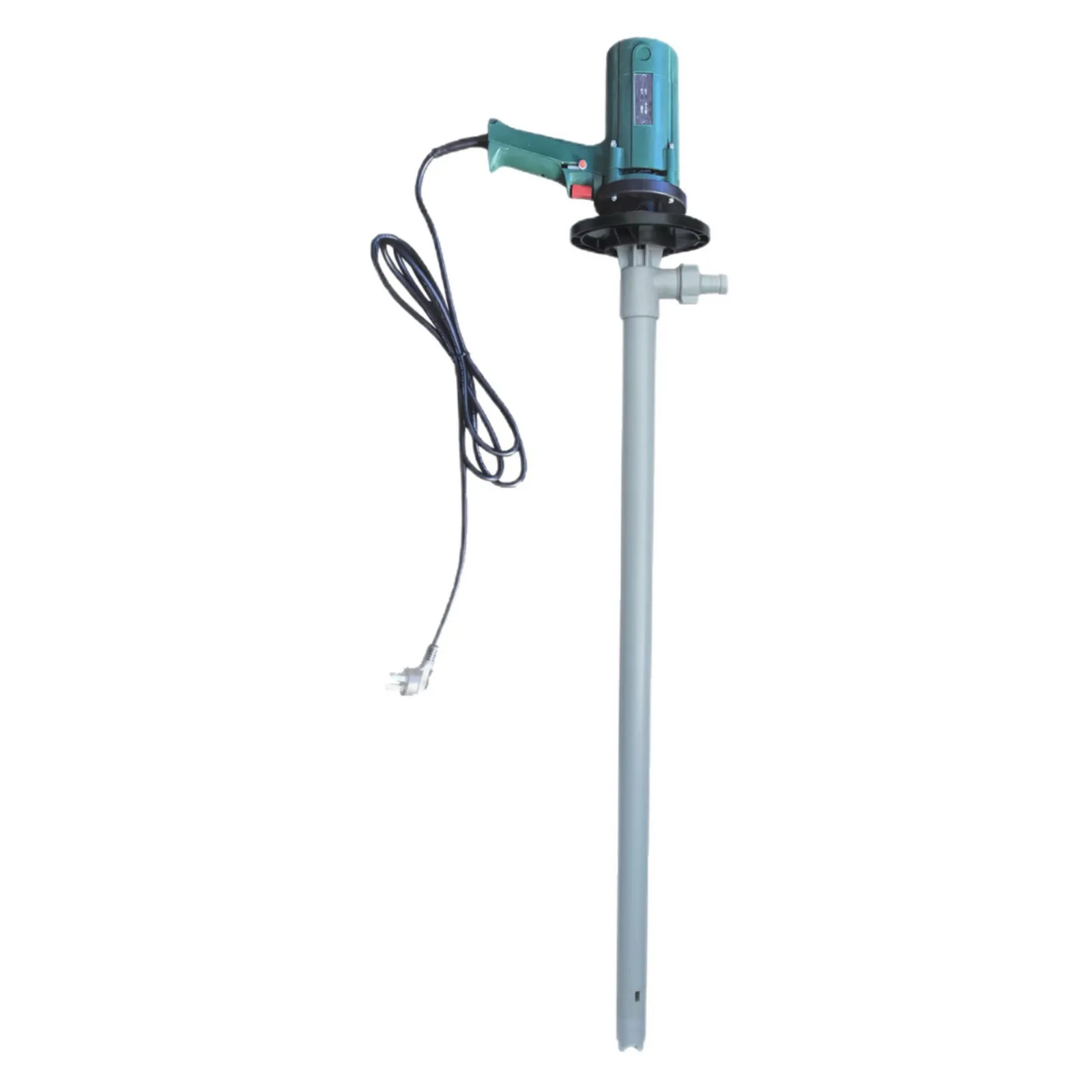 PP Engineering Plastic ZD‑8 High Speed Electric Barrel Pump Industrial Drum Liquid Transfer Tool