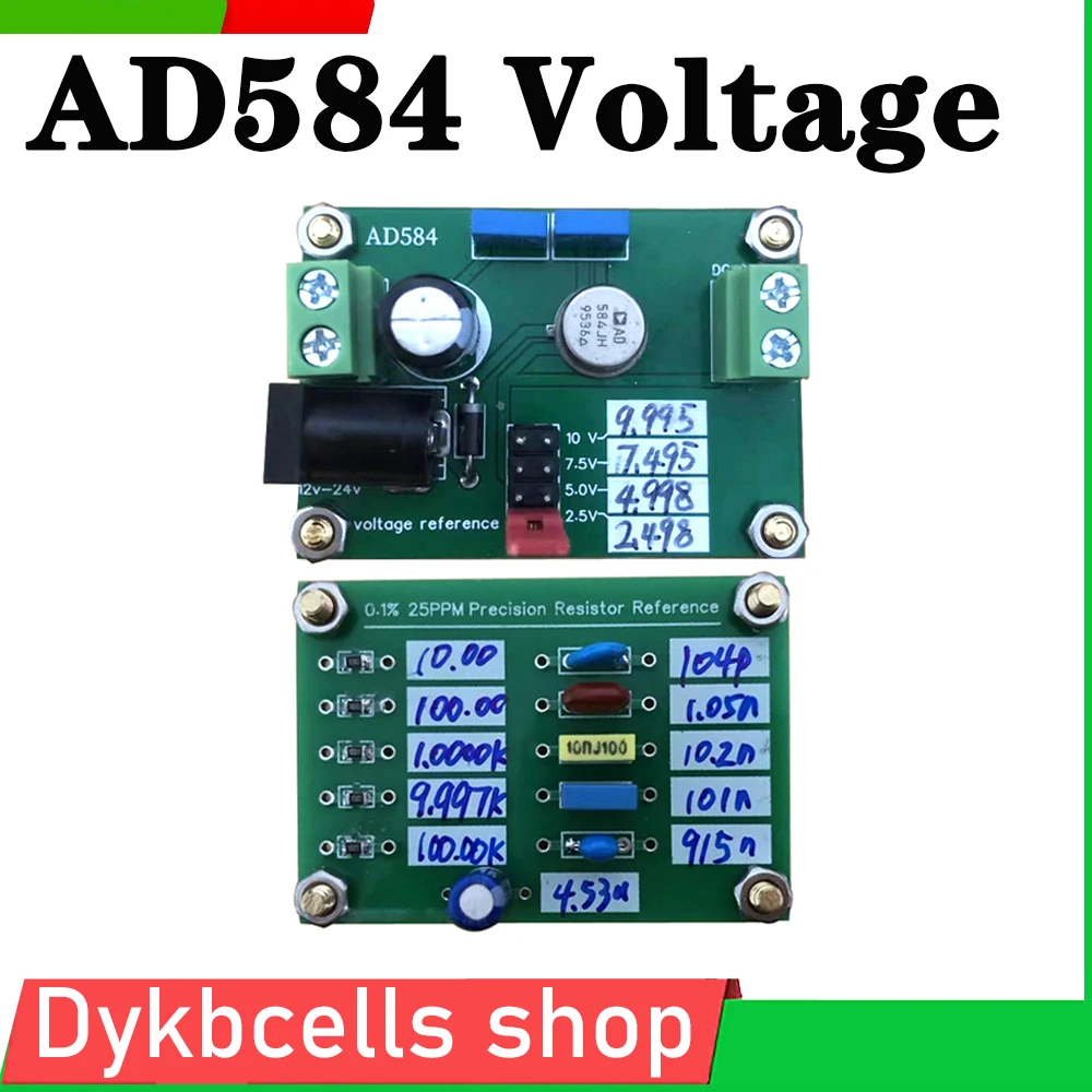 10V Calibration AD584 Reference Voltage Source Calibration resistor capacitor board FOR multimete Voltage filer