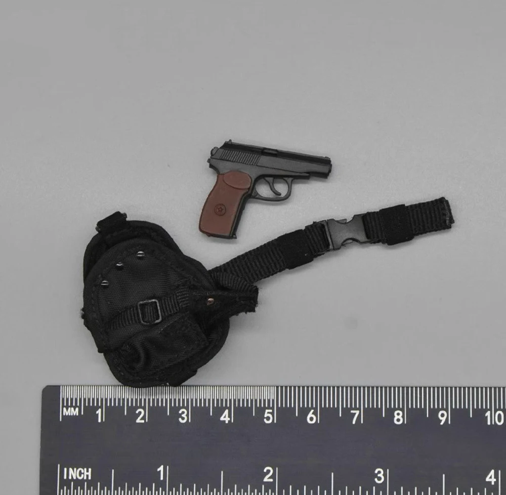 

1/6th Gloved Hand Types 3PCS/SET The Secondary Weapons Holster Bag PVC Material Not Real For 12" Doll Figure UJINDOU UD9007