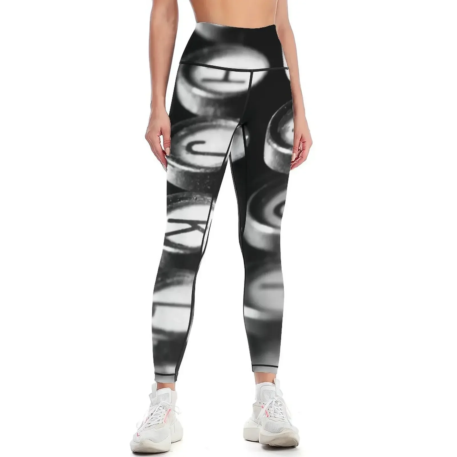 

Typewriter keys Leggings gym wear gym sportswear woman Fitness's gym clothes gym's sportswear Womens Leggings