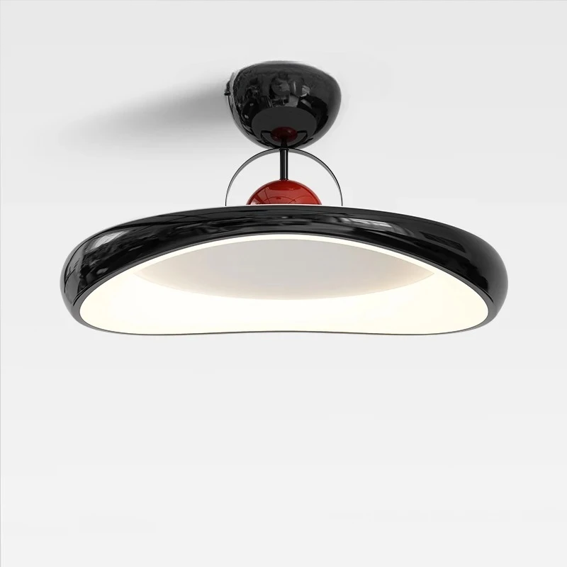 

2026 for Nordic Retro LED Ceiling Light Green Flying Saucer Lamp Modern Simple Indoor Lighting for Bedroom Living Room Decor