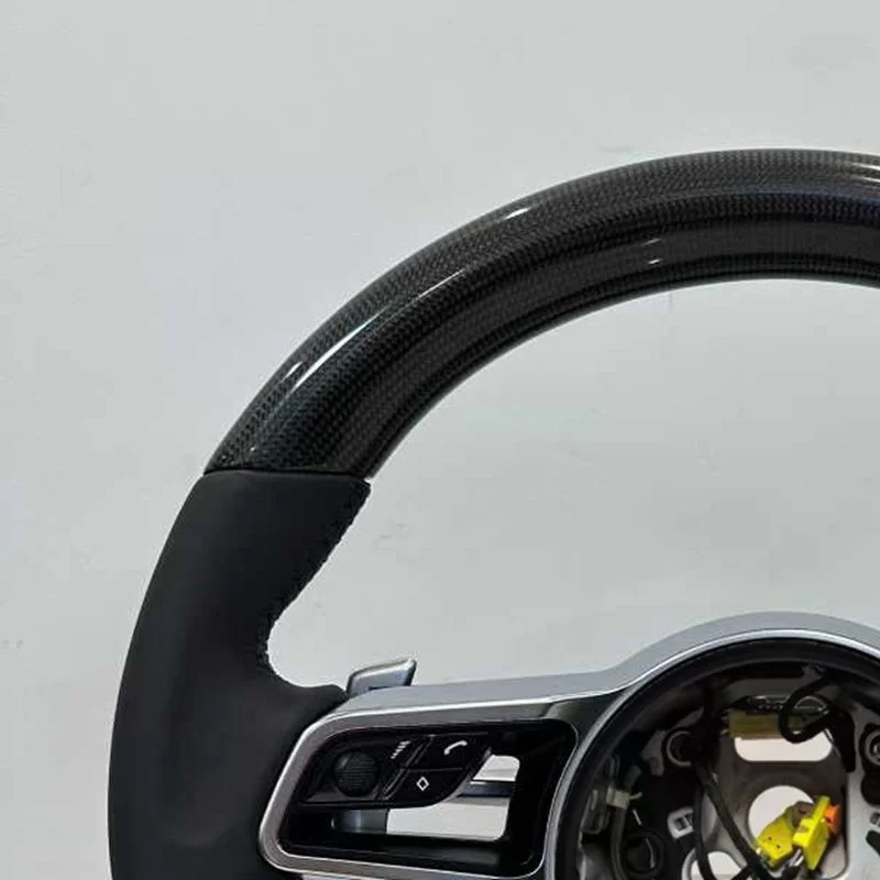 For Porsche Carbon Fibre Steering Wheel 911 996 Cayenne 958 718 Boxster 918 Cayman Macans Panamera Taycan GT3 RS 970 GT2RS view 6