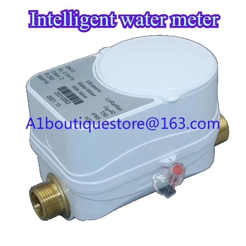 RTS ultrasonic smart water meter valve control type communicate via Tuya App ZigBee way prepaid water flow meter