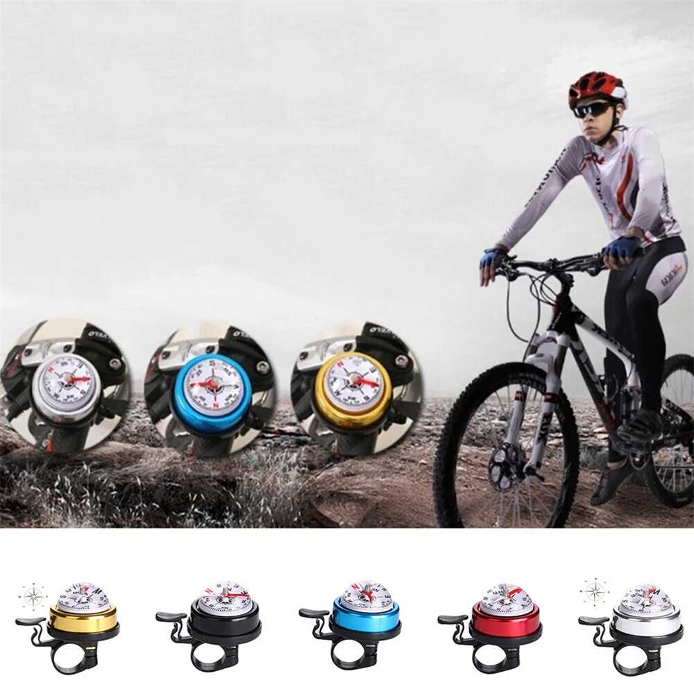 New Handlebar Road Bike Bicycle Bell Compass Cycling Ring