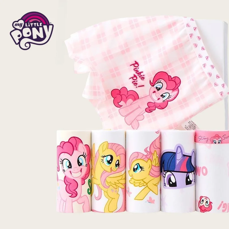

Шорты-боксеры My Little Pony - это милые мультяшные индивидуальные удобные хлопковые антибактериальные трусики для девочек, каваи, не клипсы