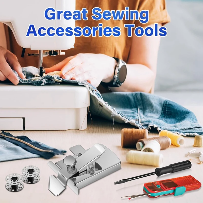 Magnetic Seam Guide For Sewing Machine, Upgraded Magnetic Sewing Guide With Clip And Parts , Seam And Hem Guides