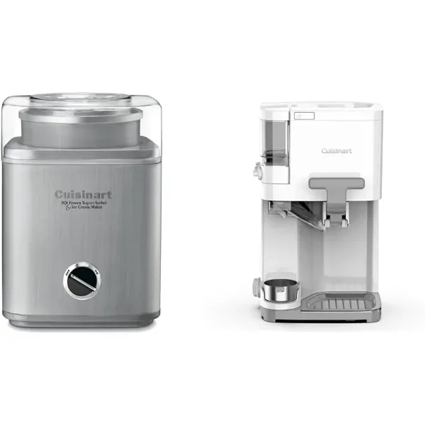 CUISINART Ice Cream Maker, Cream and Frozen Yogurt Machine & Soft Serve Ice Cream Machine- Mix It In Ice Maker