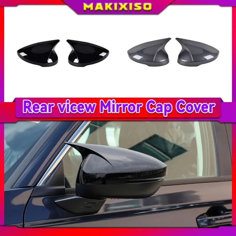 

2 Pieces ABS Plastic Bat Wing Mirror Covers Caps Rearview Mirror Case Cover Gloss Black For Honda Civic 11th 2022