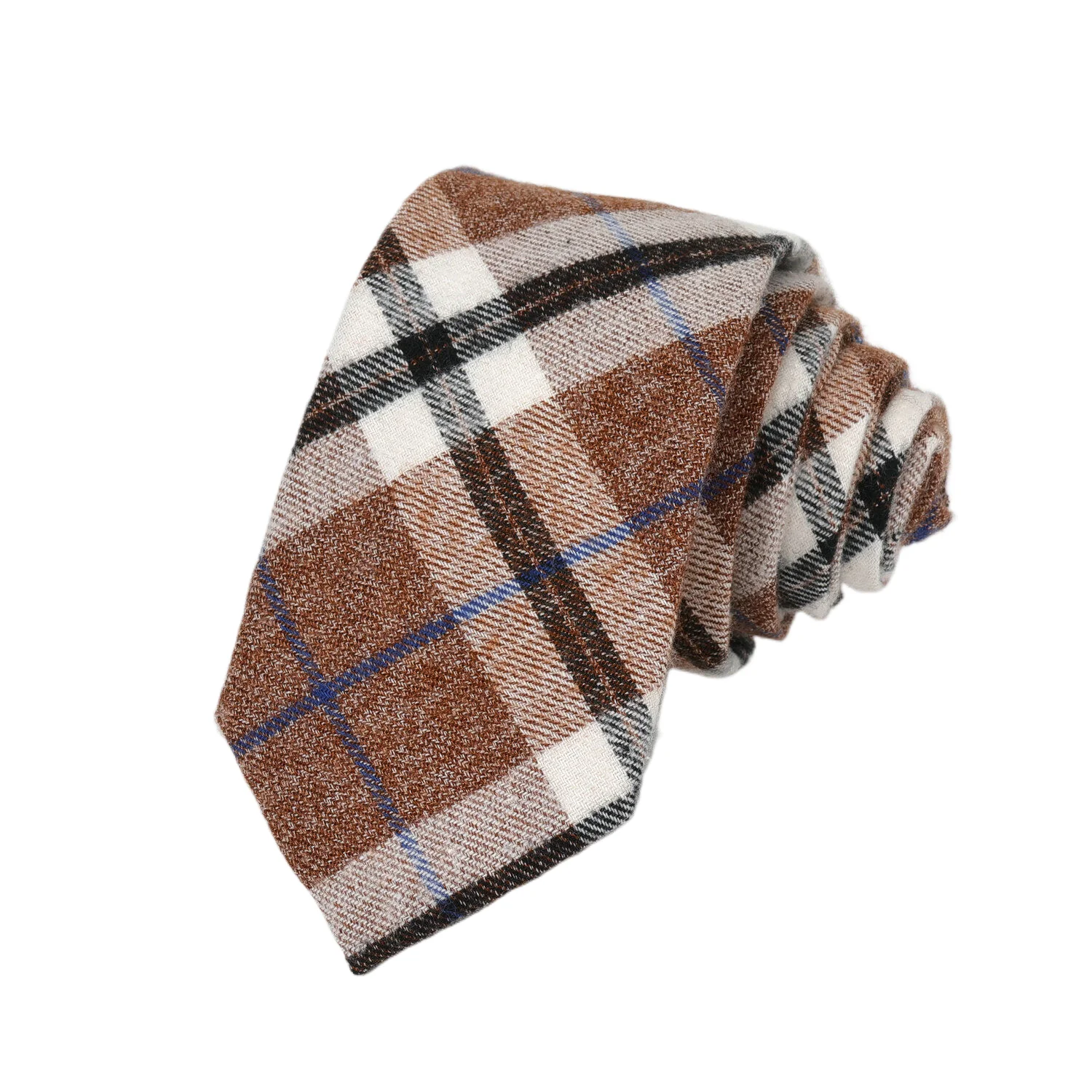 Baumwoll-Krawatten mit Karomuster für Herren und Damen, lässige weinrote gestreifte Krawatte für Hochzeiten, Partys, Jungen und Mädchen, schmale 6 cm Krawatte, Gravatas – Detail 10
