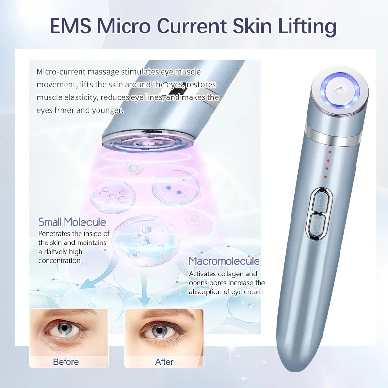 Multifunctionele huidverzorging Schoonheid Face Lift-apparaten, Pulse Face Lifting Radiofrequentie Ultrasone Reinigingstools