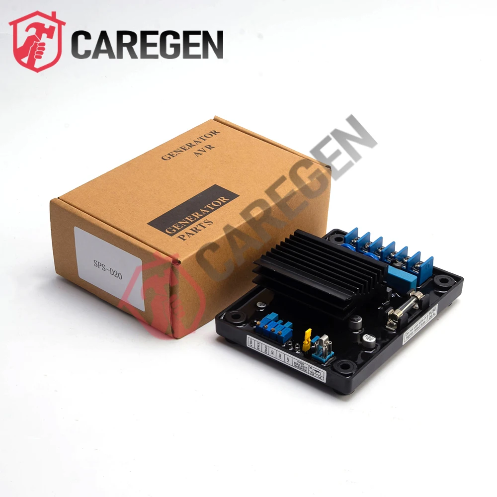 SPS-D20 AVR Automatic Voltage Regulator Diesel Generator Excitation Stabilizer Replacement Part For Genset Alternator