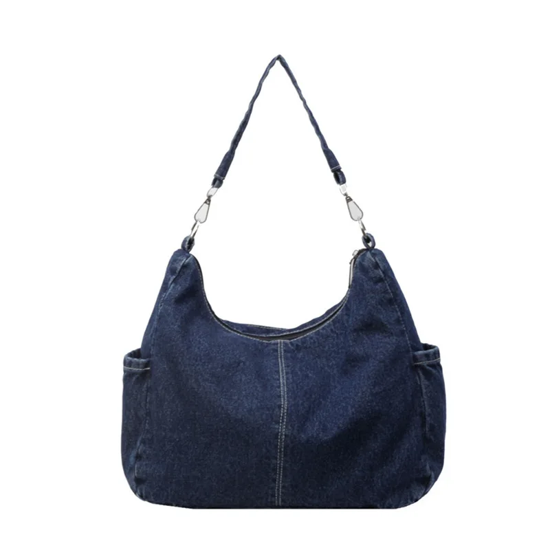 

Luxury Bags Woman Famous Brands Denim Shoulder Bag Large Capacity Commuting Dumpling Buns Lady Bag Designer Bag Denim Bag