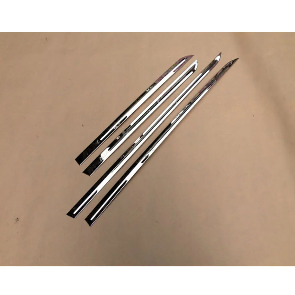 Top Car Styling Cover Stainless Steel Side Door Body Trim Stick Strip Lamp Molding 4pcs For Toyota Corolla Altis 2014 2015-2019