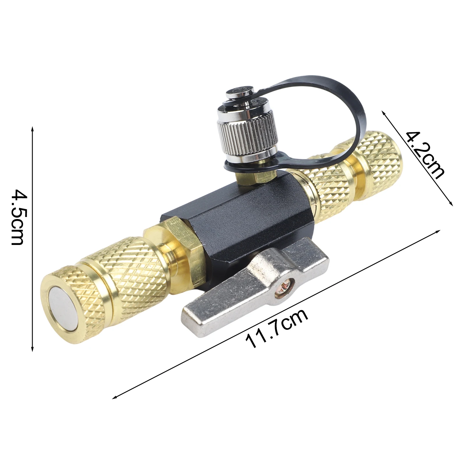 1Pc Vacuum-Rated Valve Core Removal Tool 1/4