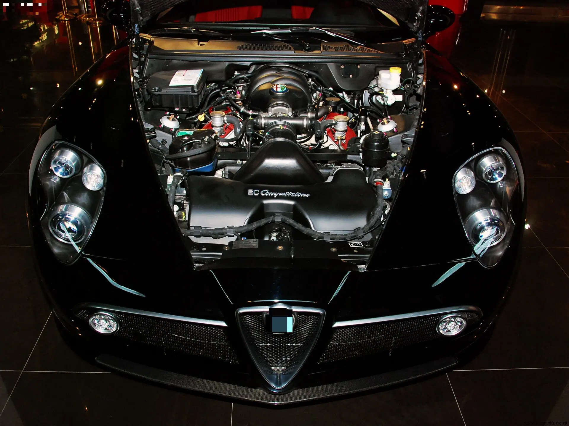 

417 мм демпфер капота для ALFA ROMEO 8C SPIDER Convertible 2007-2010, передние газовые стойки капота, подъемная опора, амортизатор, поршневые стержни