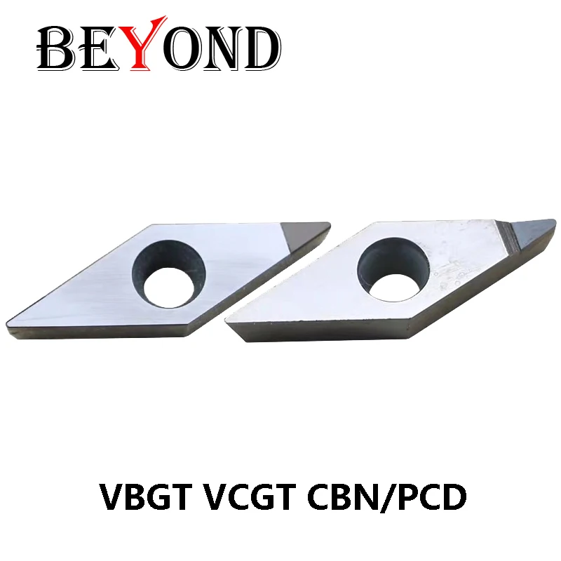 

BEYOND Diamond Boron Nitride CBN PCD VBGT VCGT VBGT110302 VBGT110304 VBGT110308 160404 VBGT160408 160412 CNC Carbide Inserts