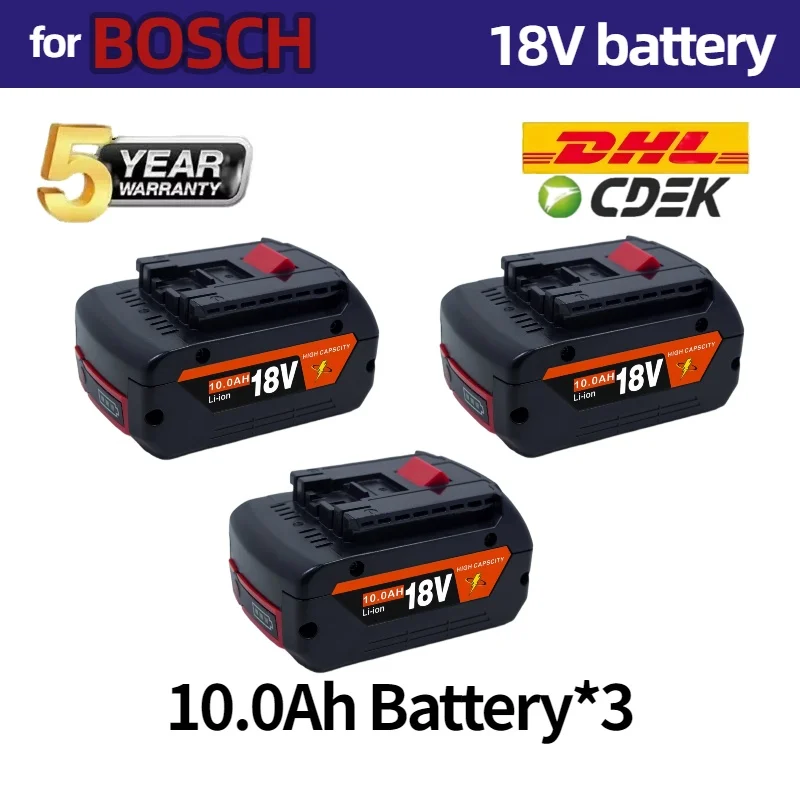 

For Bosch 18V battery, 18V and 6000mAh backup batteriesDraadloze professional system⚡BAT609 BAT618 GBA18V80 tool ⚡