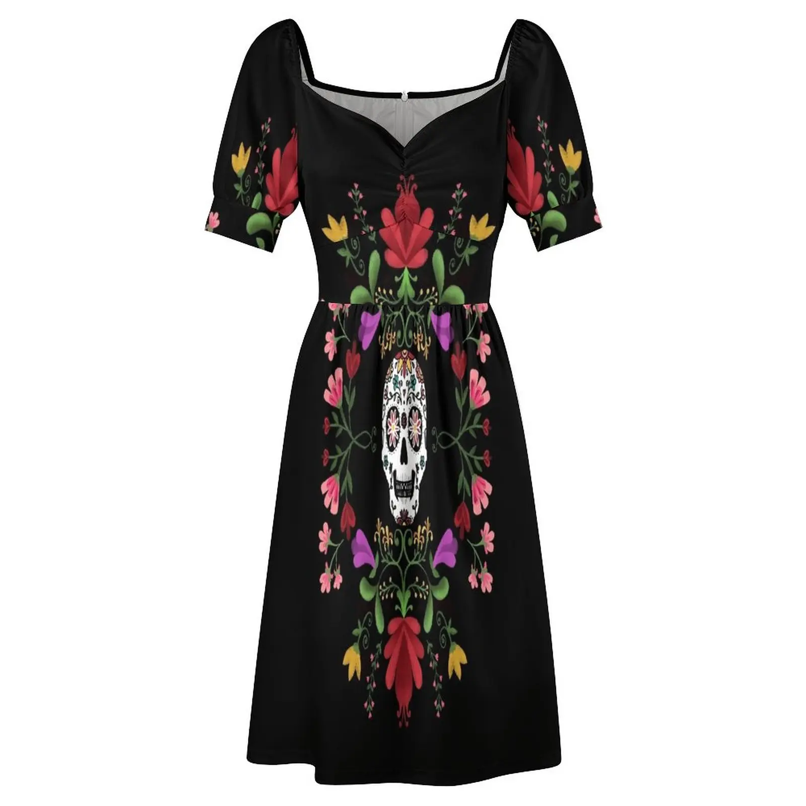 Sugar Skull Dress dress women elegant luxury Prom gown women's evening dresses