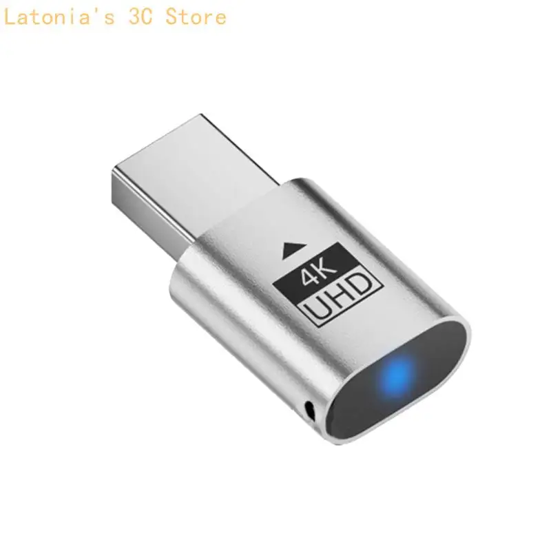 4K Mini Display Adapter Virtual Screen Technology EDID Function For Various Monitor Arrangement X3UB
