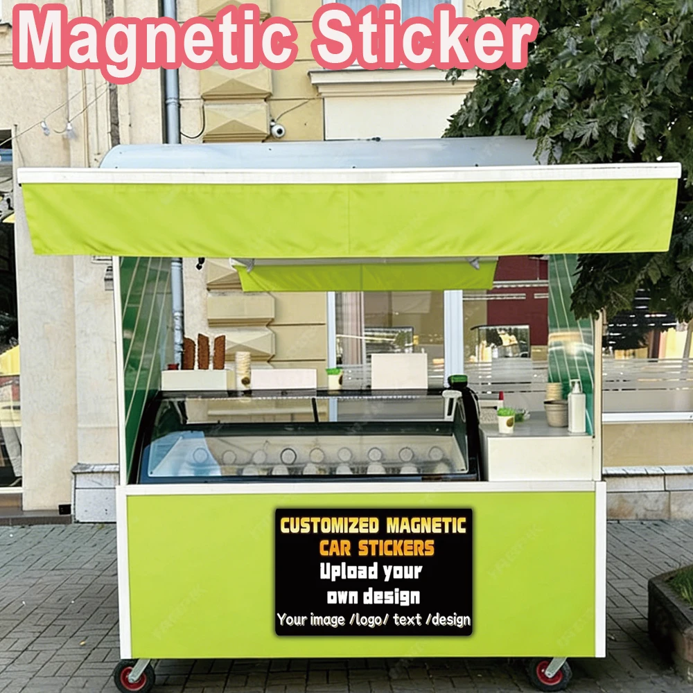 1pc Newest Custom Fridge Magnets With Picture Custom Car Magnet Logo Car Magnetic Sticker Party Gift
