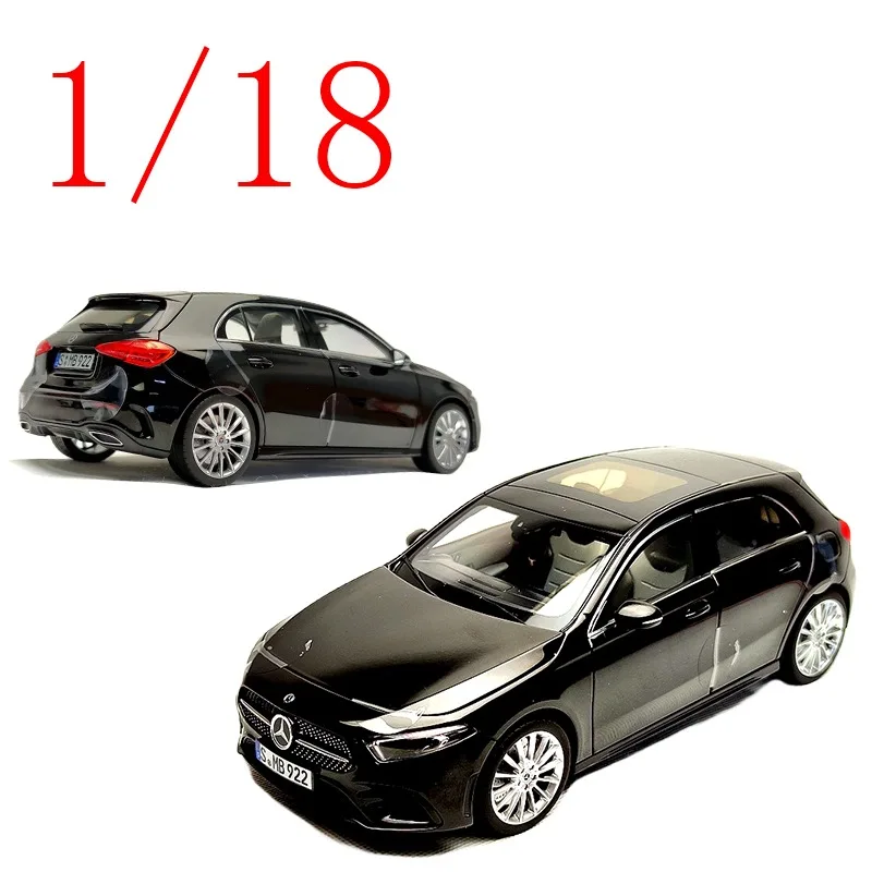 

NOREV Литая под давлением модель автомобиля Mercedes-Benz из сплава в масштабе 1/18, Mercedes-Benz A-Class Black Play с подарком, оригинальная коробка игрушечных машин
