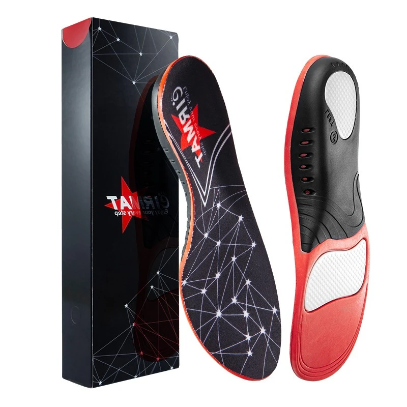 Arch Support Orthopedic Insoles Men Womenarch Support Sports Insoles Silicone Shock Absorbing Sole Plantar Fasciitis Pads 1 Pair