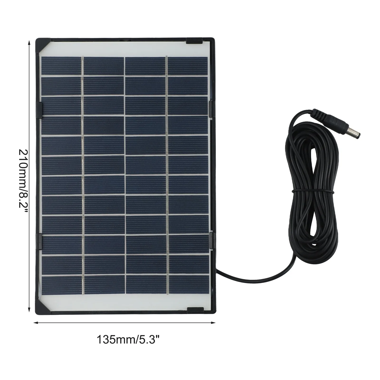 1pc 6W 12V Solar Panel Energy Panel Outdoor Camera Fan Solar Garden Lighting Portable Polysilicon Solar Panel Power Supplies