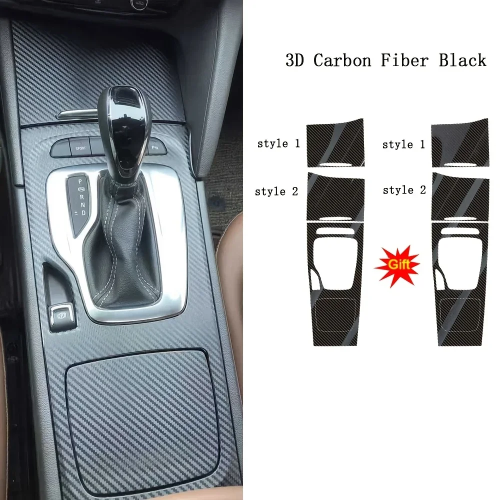 For Regal Opel Insignia 2017-2021 Gear Shift Panel Cover Carbon Fiber Style Interior Protection Film