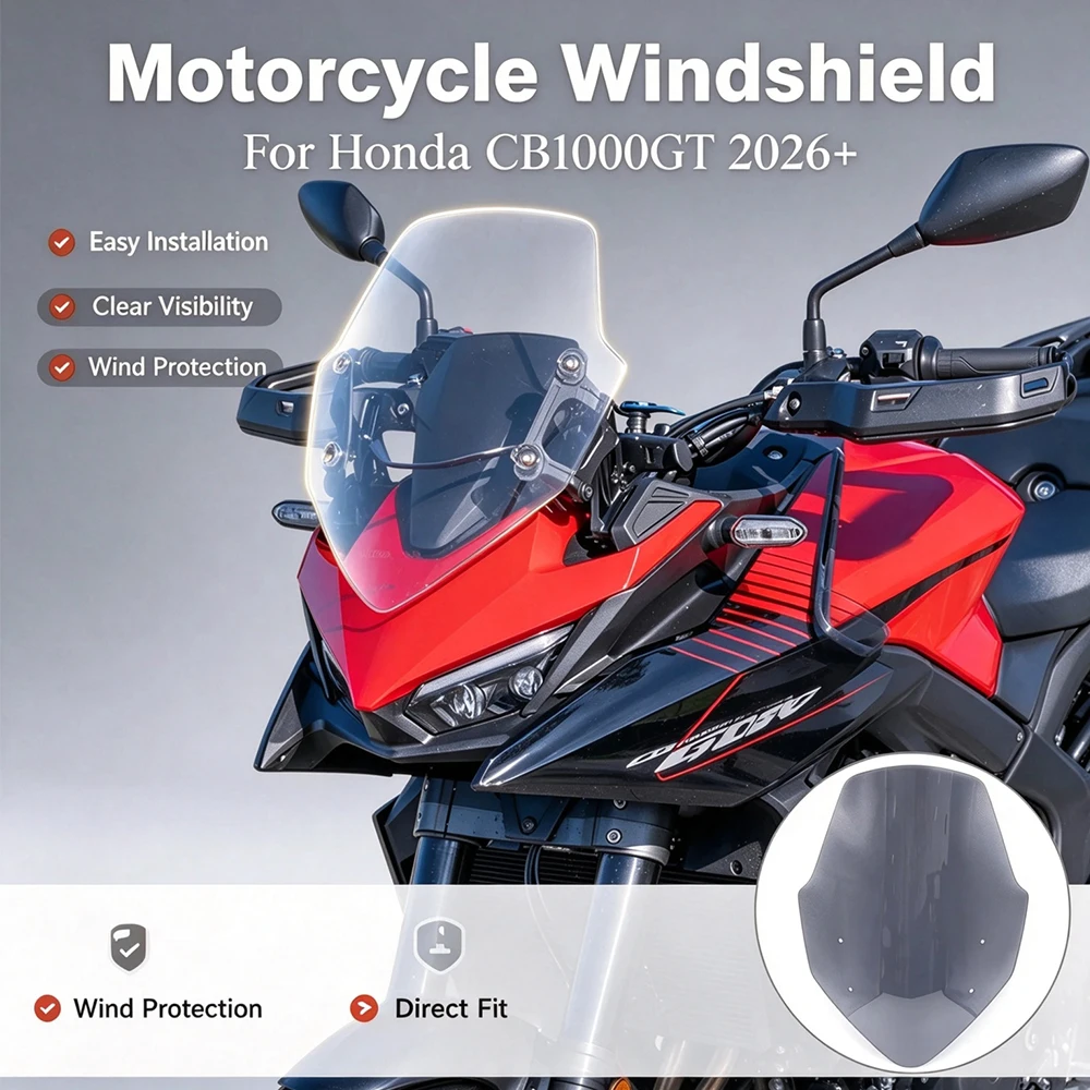 FOR HONDA CB1000GT CB 1000GT 2026- Deflector Windshield CB 1000 GT Accessories Motorcycle New Front Sport Windshield