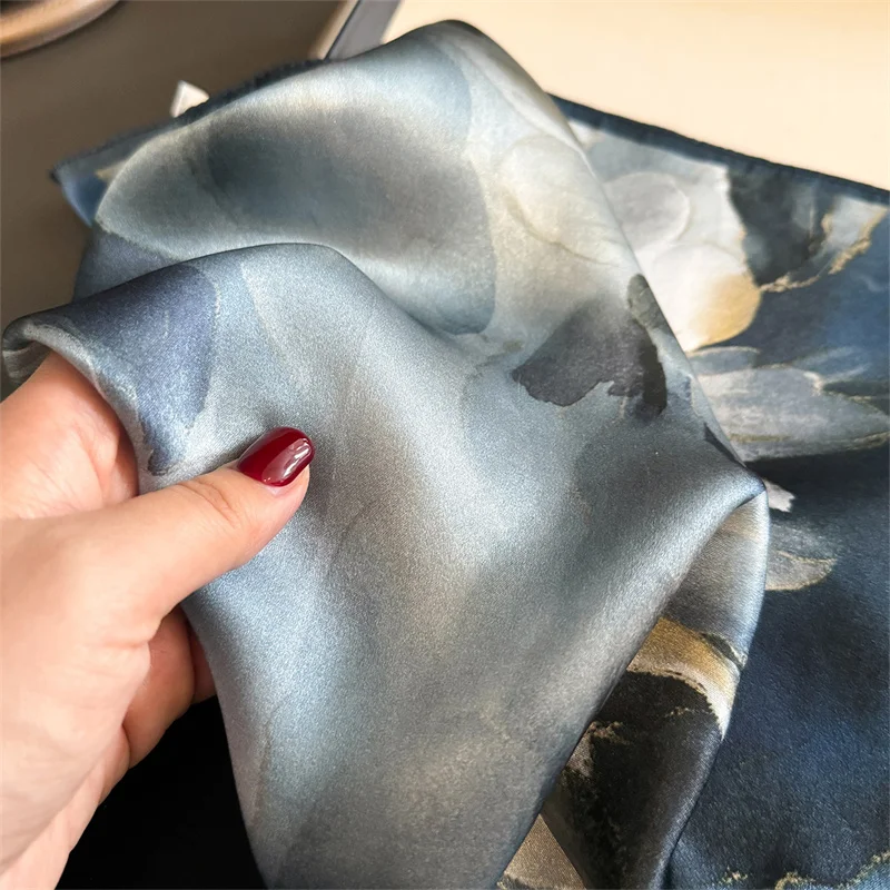 100 %Natural Silk Mulberry Scarf Women Fashion Neck Scarfs Office Lady Hair Foulard Kerchief Female Bandana Shawl Scarves