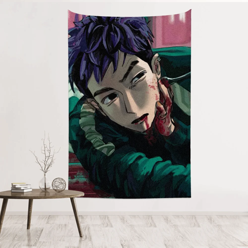 T-Thanos X Nams G-Gyu Thanosxnamgyus نسيج ديكور غرفة قماش صوفي حفلة معلقة خلفية غرفة ديكور غرفة الطفل #4