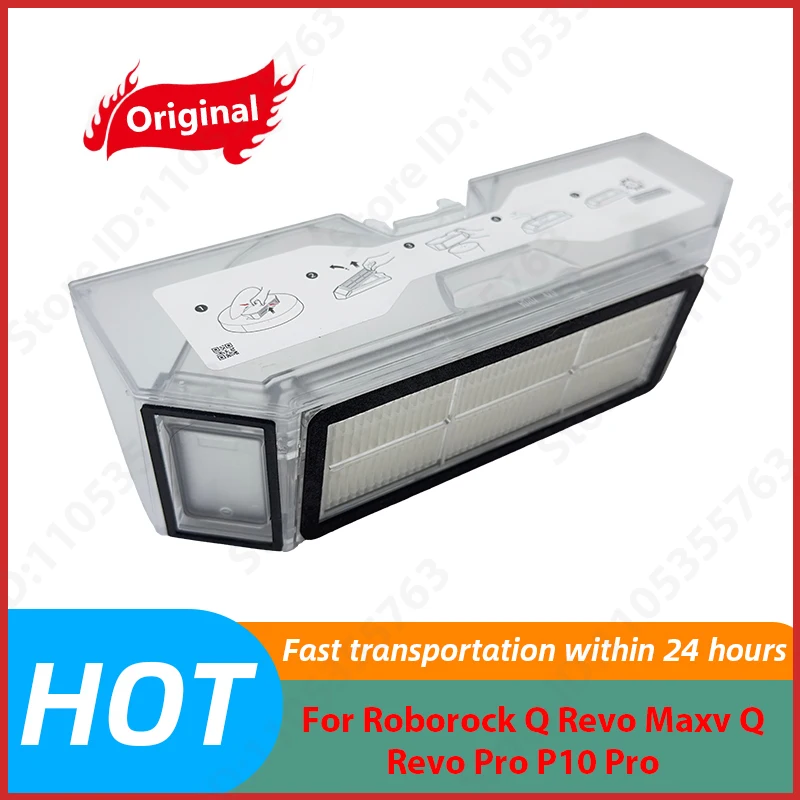 

UN-Dust Box Replacement Filters For Roborock Q Revo Maxv Q Revo Pro P10 Pro Robot Vacuum Cleaner Accessories