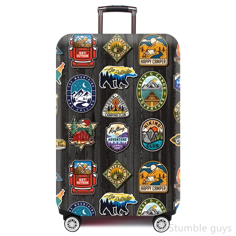 

Премиальный эластичный чехол для багажа, защитный, прочный, пылезащитный, практичный для путешествий, подходит для чемоданов 18-32 дюймов.