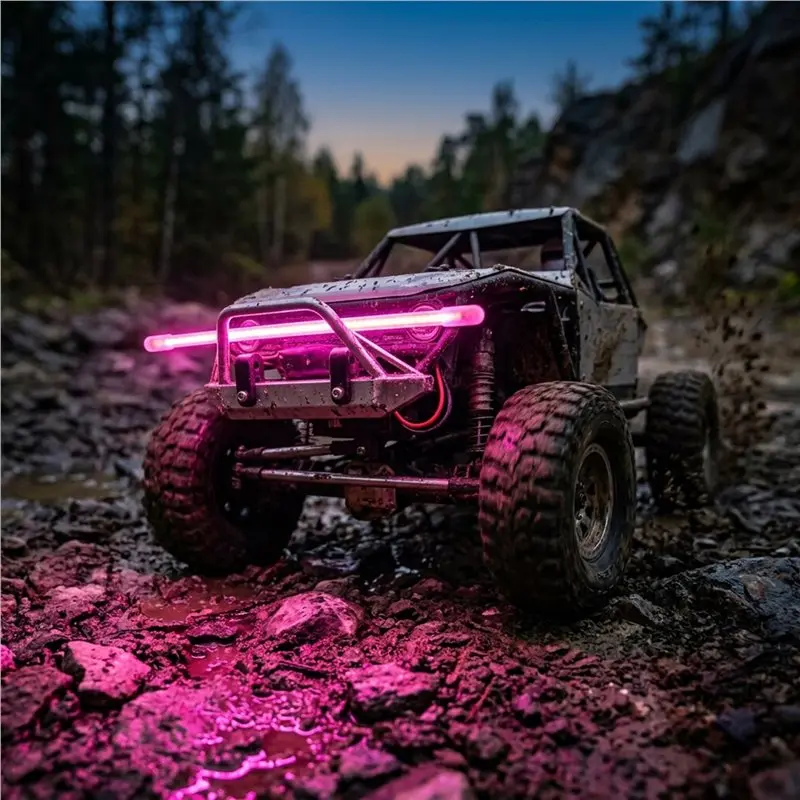 Excellent-Flexible LED Light Bar Waterproof DIY Lighting Kit LED Light Bar For RC Car 1/6 1/8 1/10 Scale Crawlers
